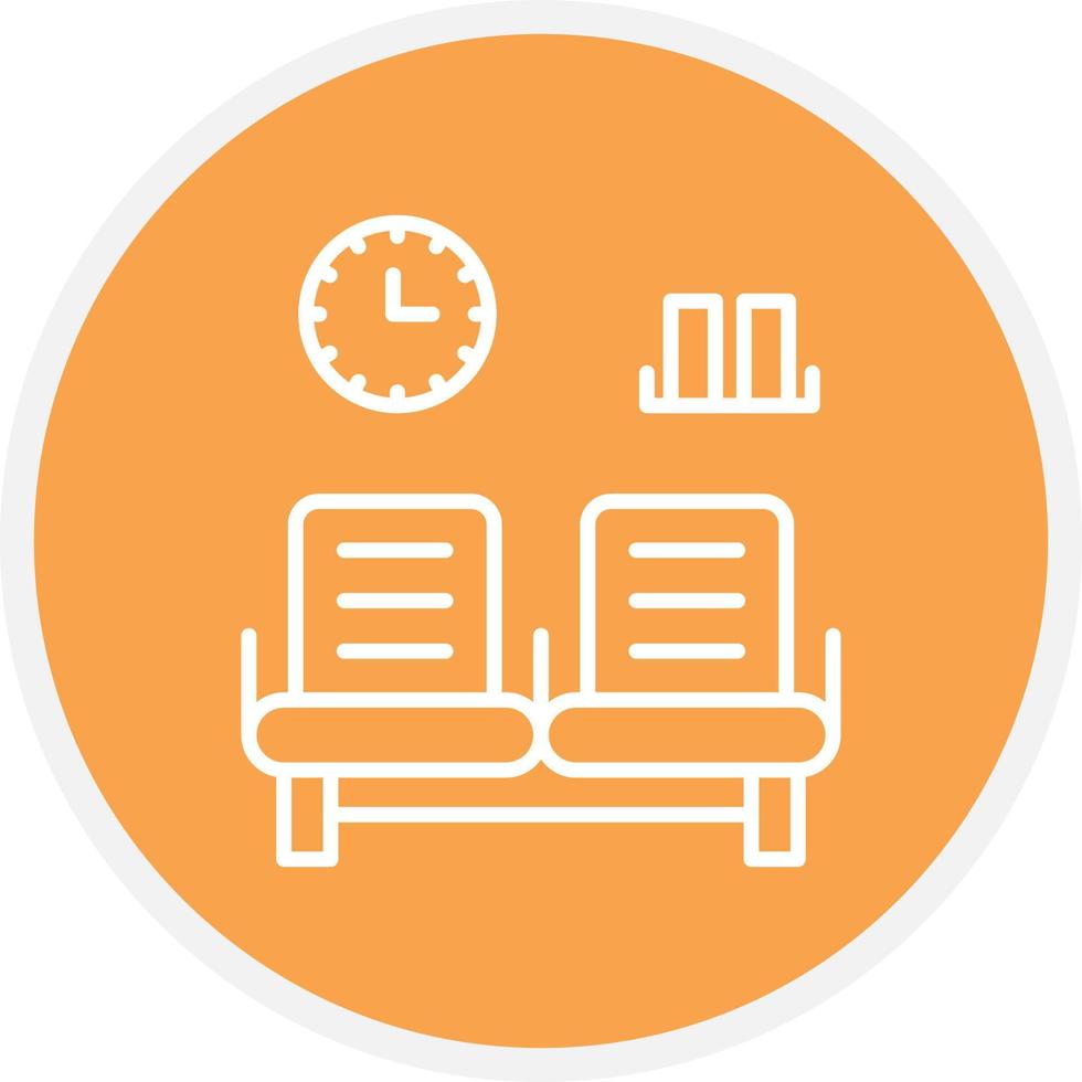 Waiting Room Line Circle vector