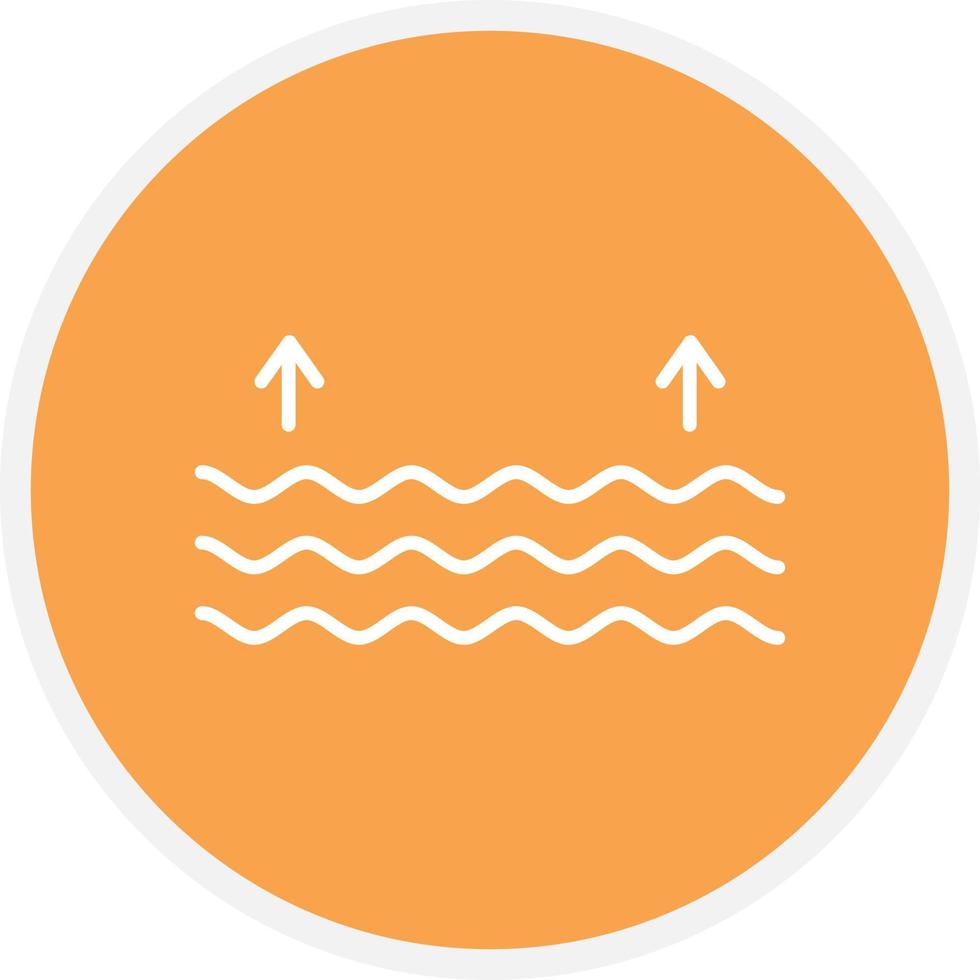 High Tide Line Circle vector