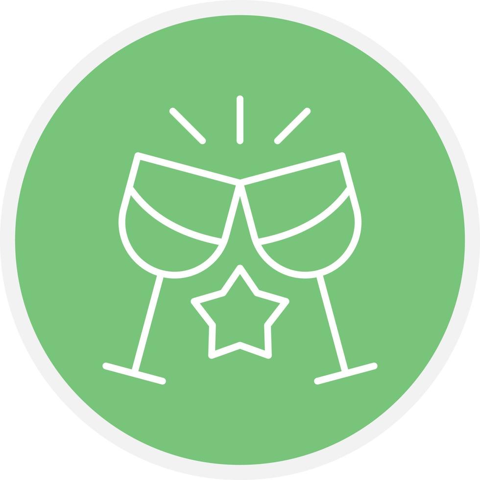 Toast Line Circle vector