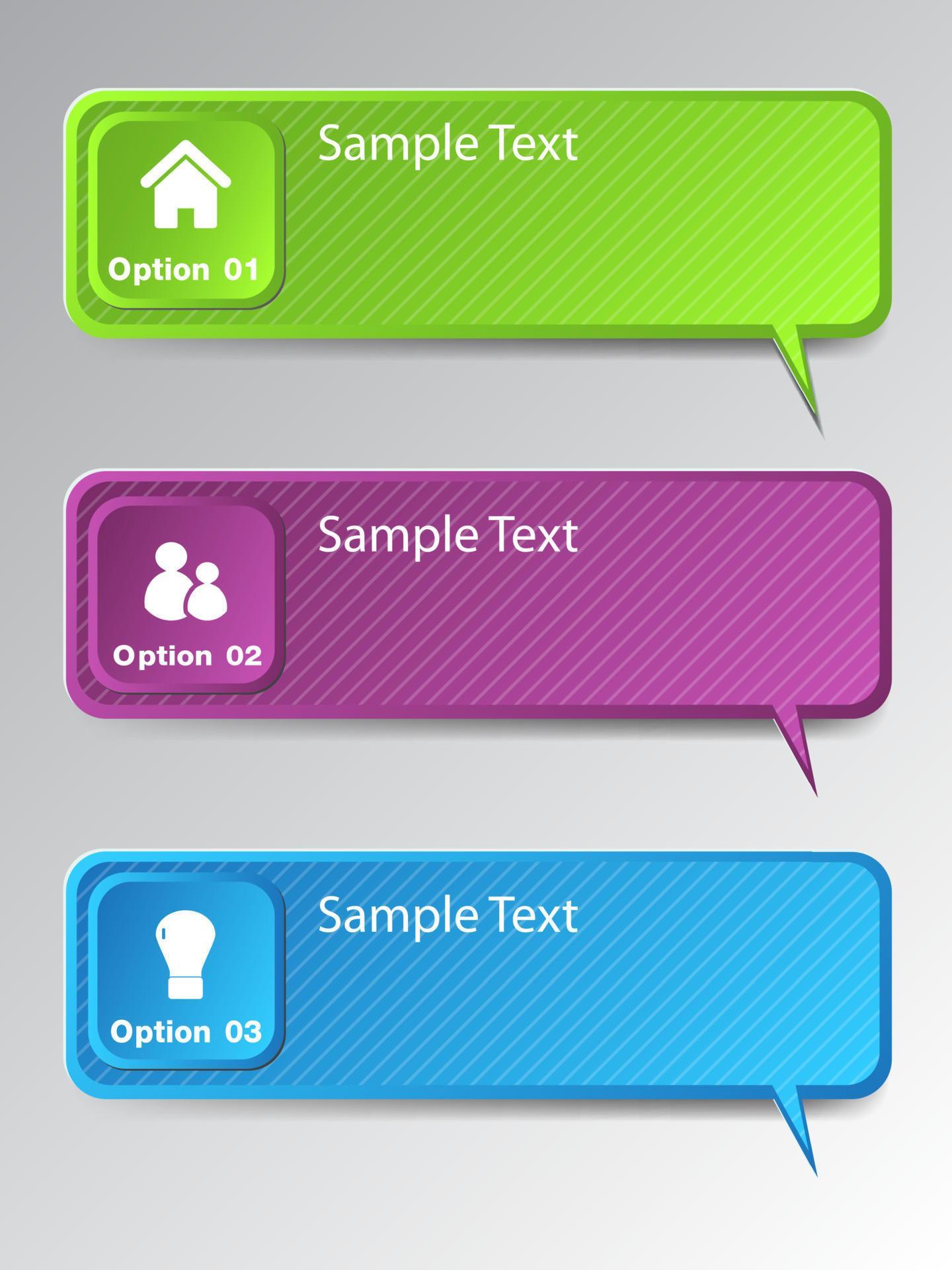 Colorful Text Box 9844294 Vector Art at Vecteezy