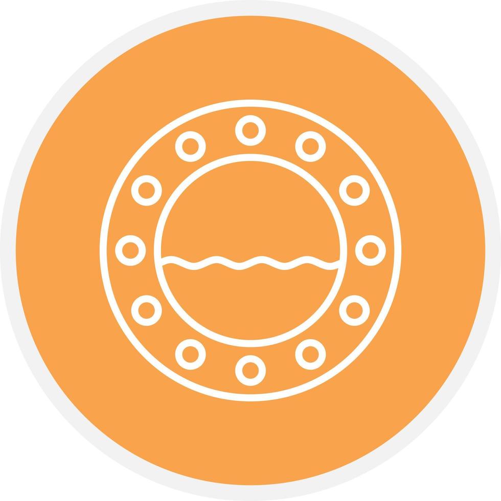 Porthole Line Circle vector