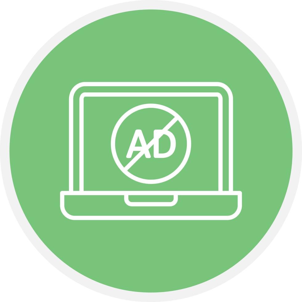 AD Block Line Circle vector