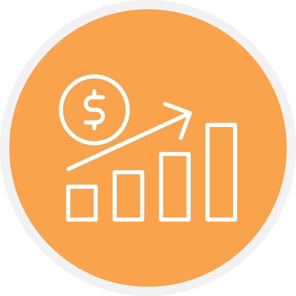 Growth Line Circle vector