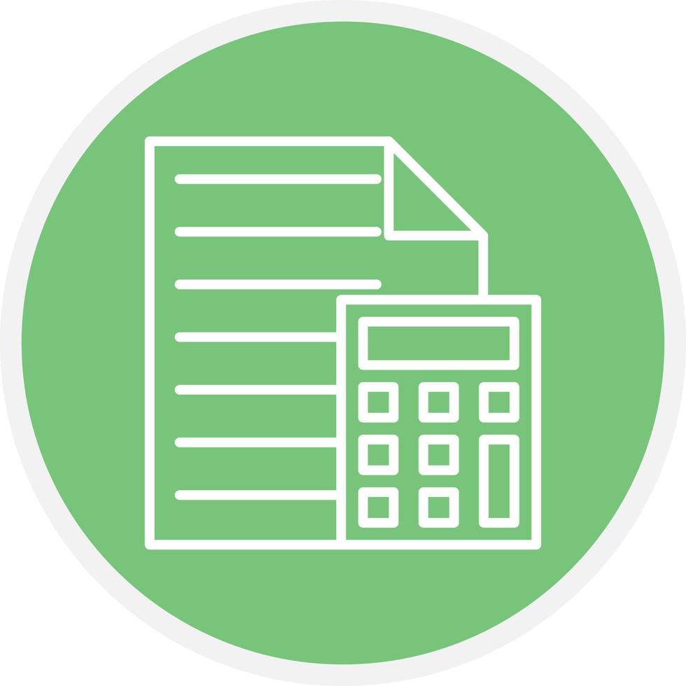 Accounting Line Circle vector