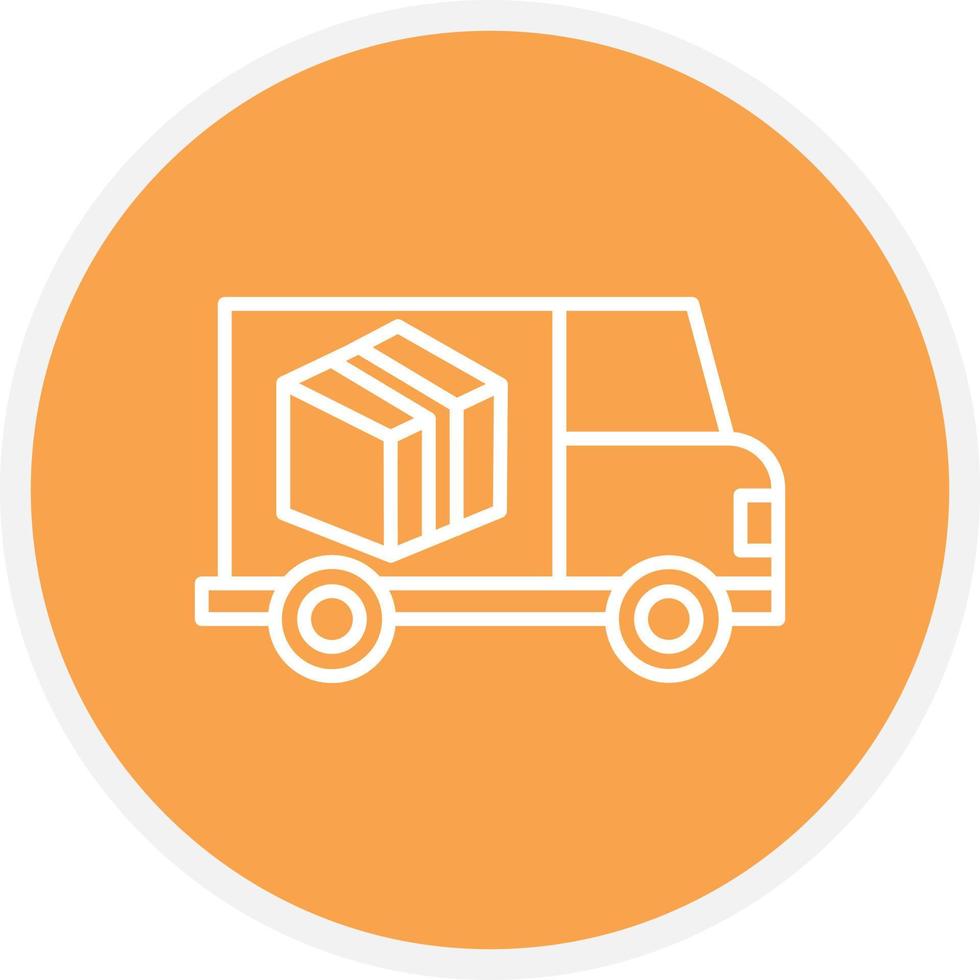 Shipping Van Line Circle 9844470 Vector Art at Vecteezy