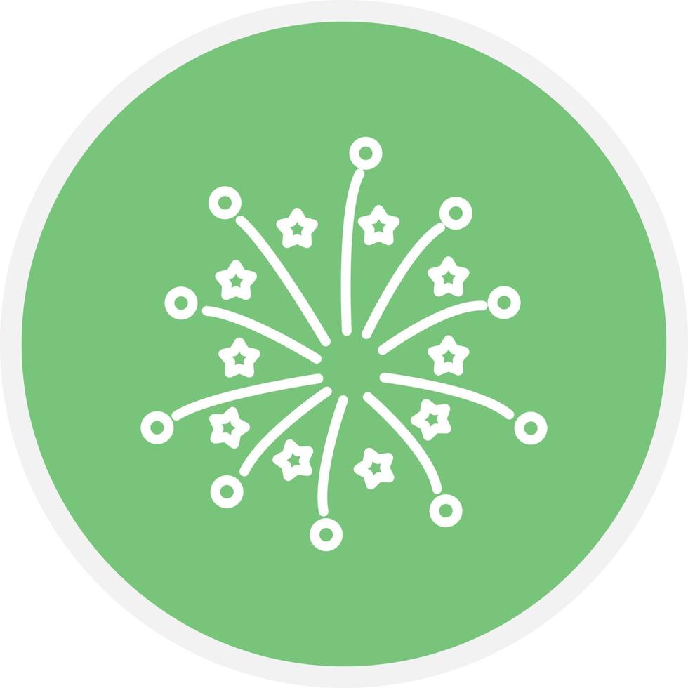 Fireworks Line Circle vector