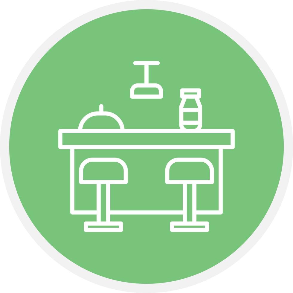 Bar Counter Line Circle vector