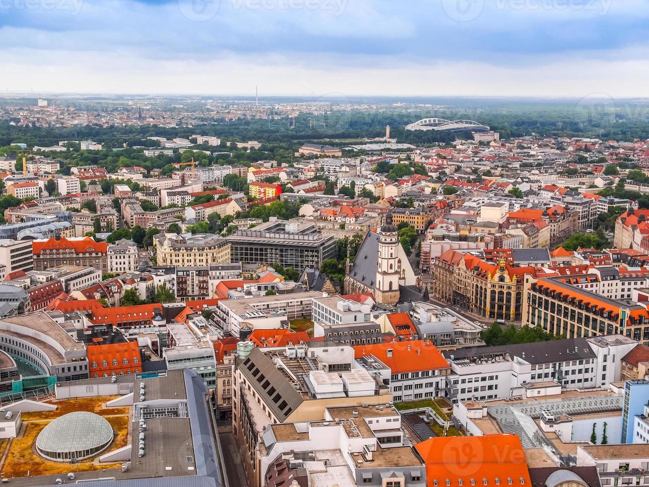 HDR Leipzig aerial view photo