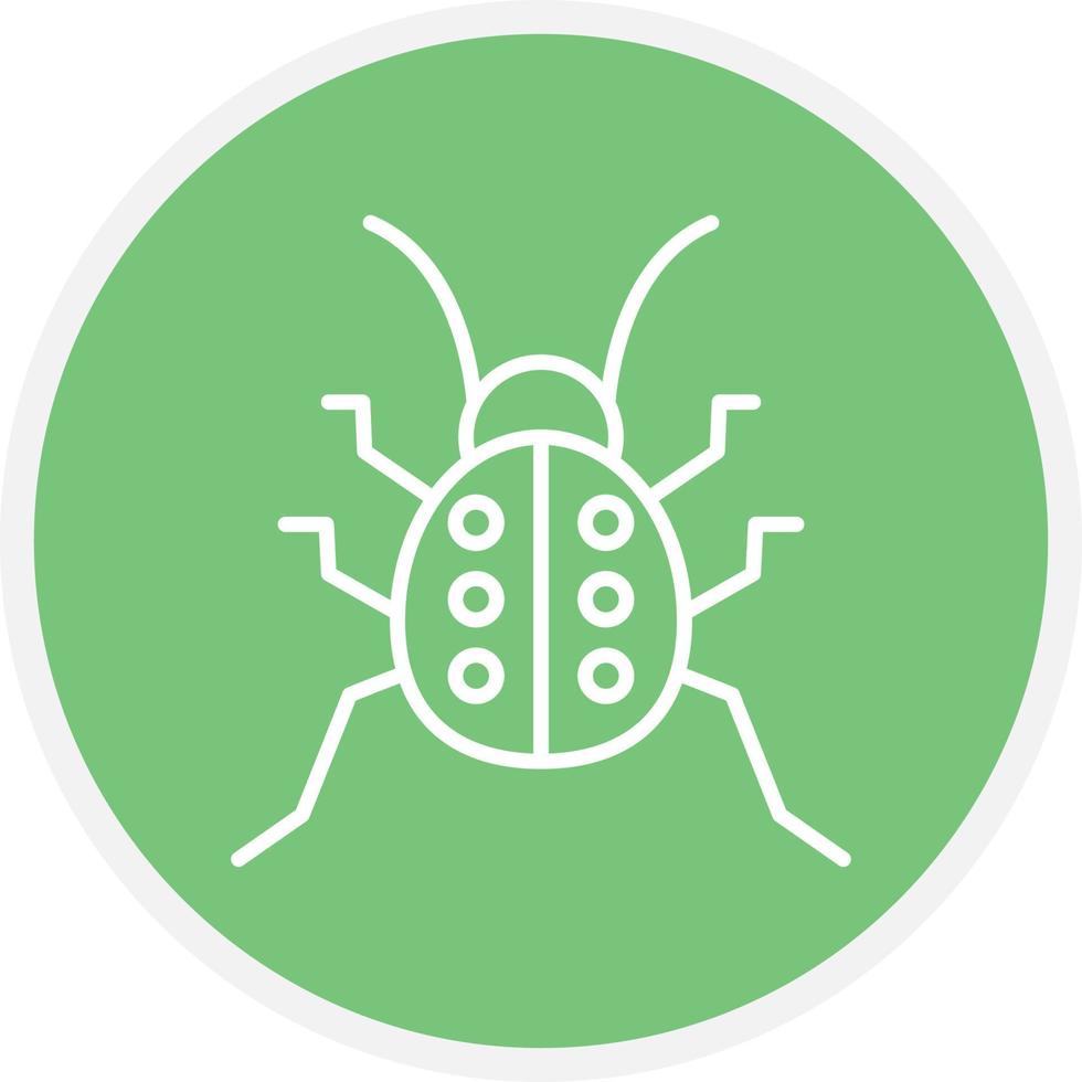 Bug Line Circle vector