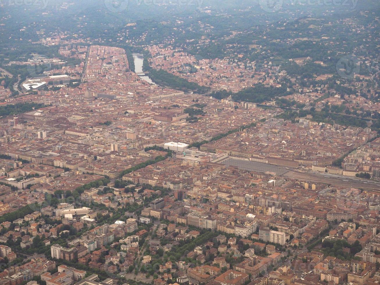 Aerial view of Turin photo