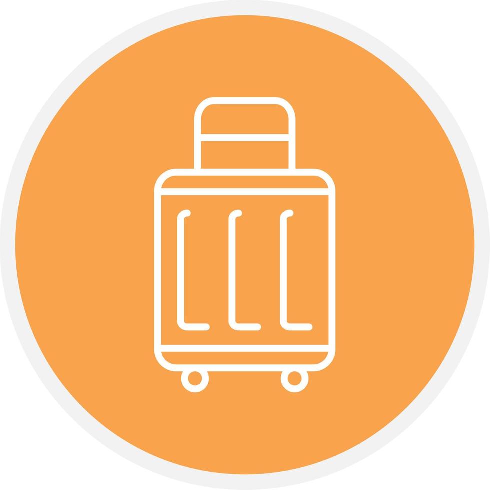 Suitcases Line Circle vector