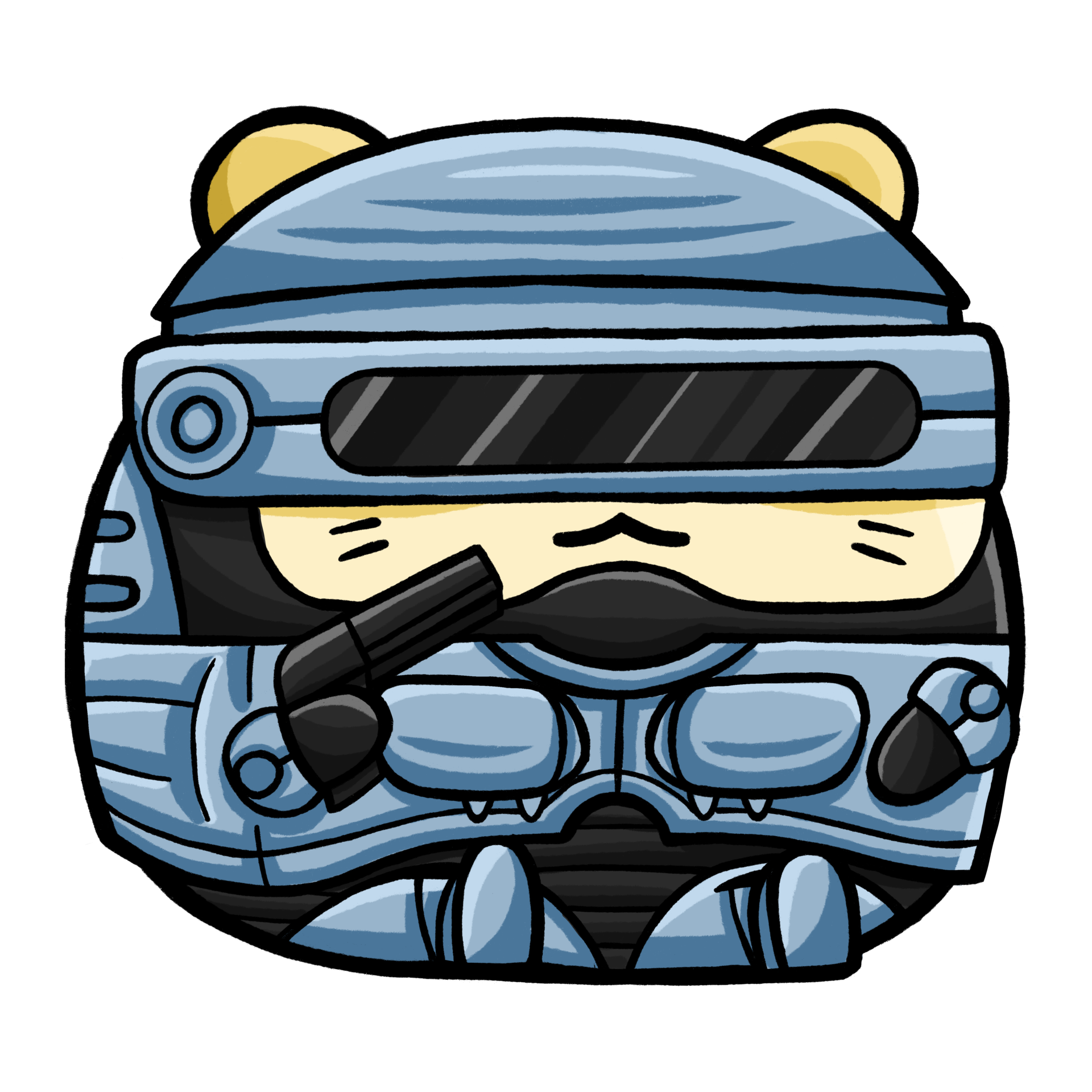 Cute Hamster wearing Super Hero Costume 9845480 PNG