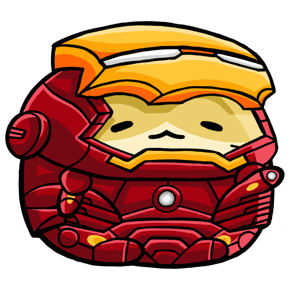 Free Cute Hamster wearing Super Hero Costume 9845485 PNG with Transparent  Background