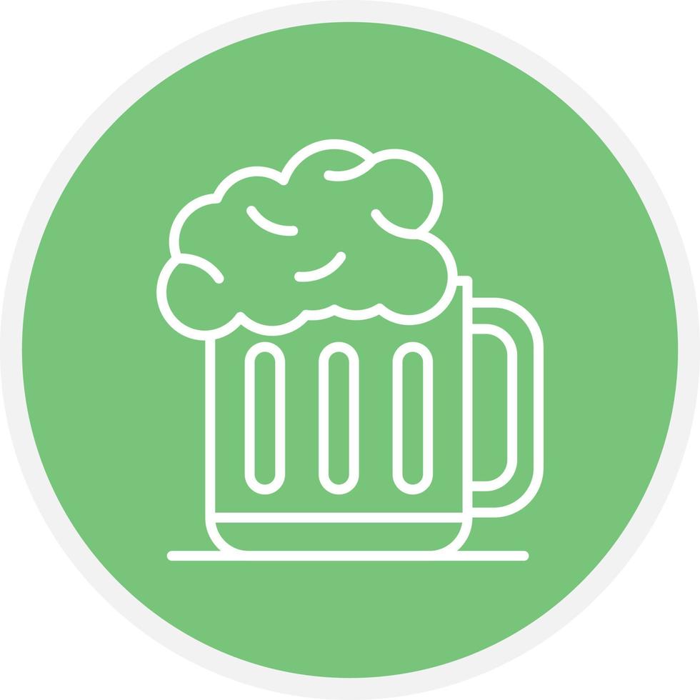 Beer Line Circle vector