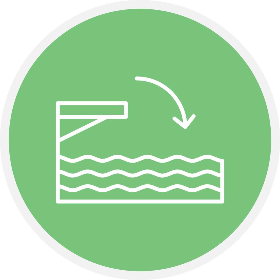 Trampoline Line Circle vector
