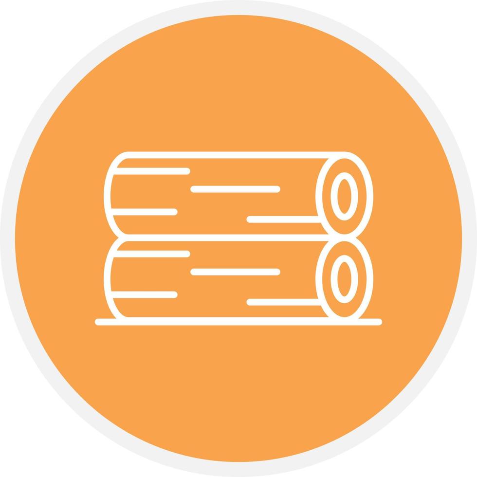 Wood Line Circle vector