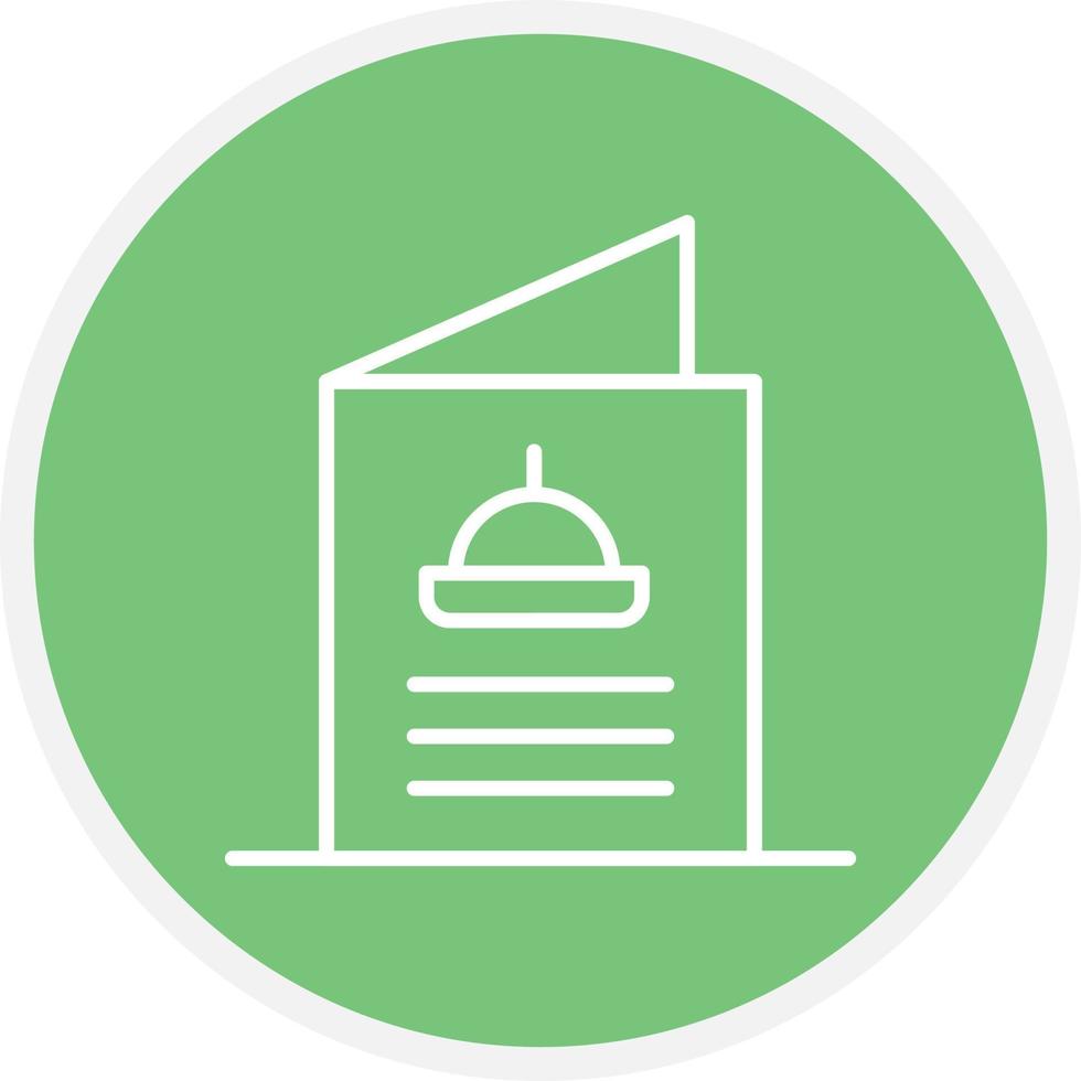 Food Menu Line Circle vector