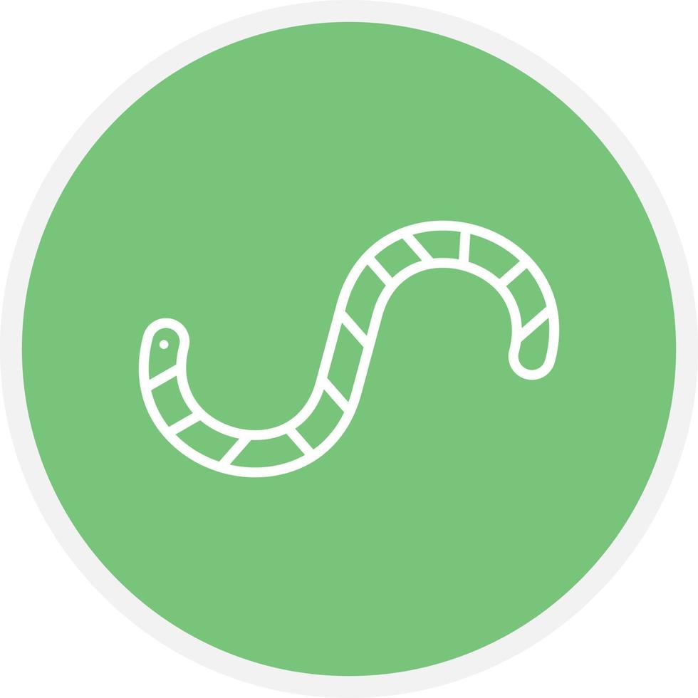 Worm Line Circle vector