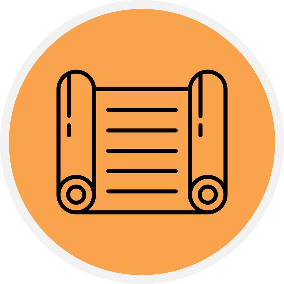 Papyrus Line Circle vector
