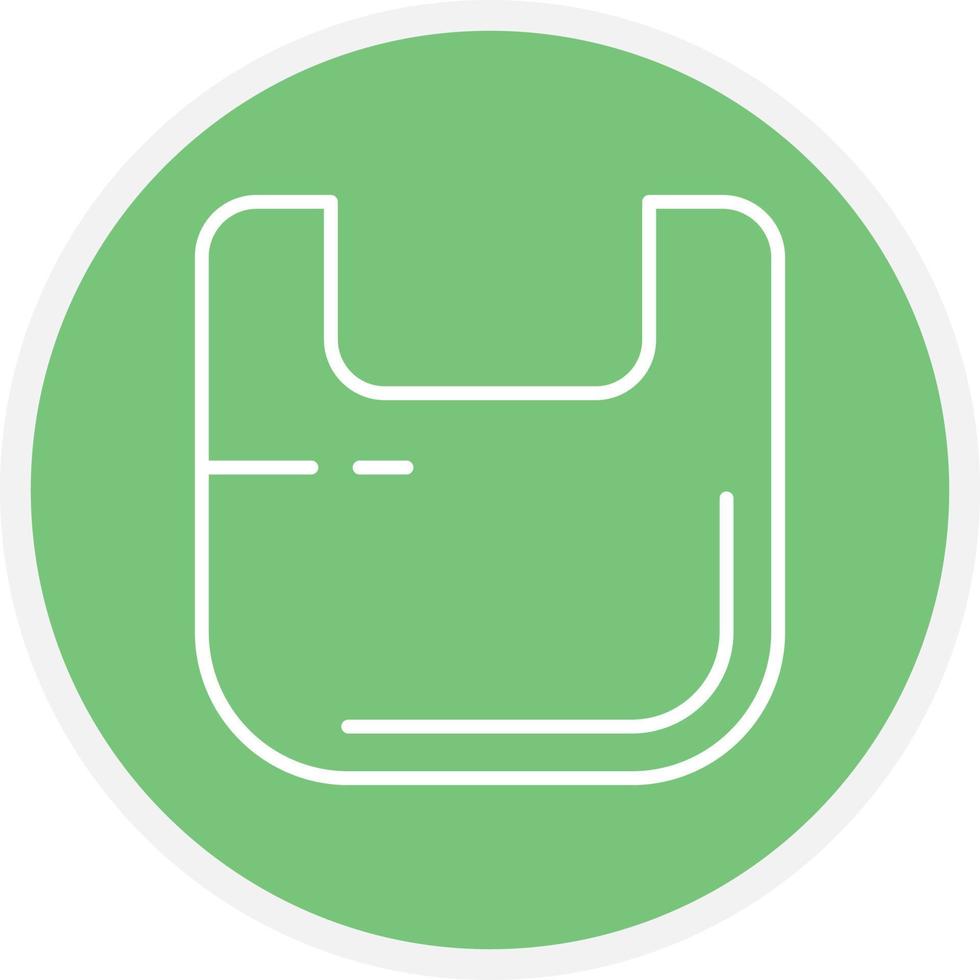 Plastic Bag Line Circle vector
