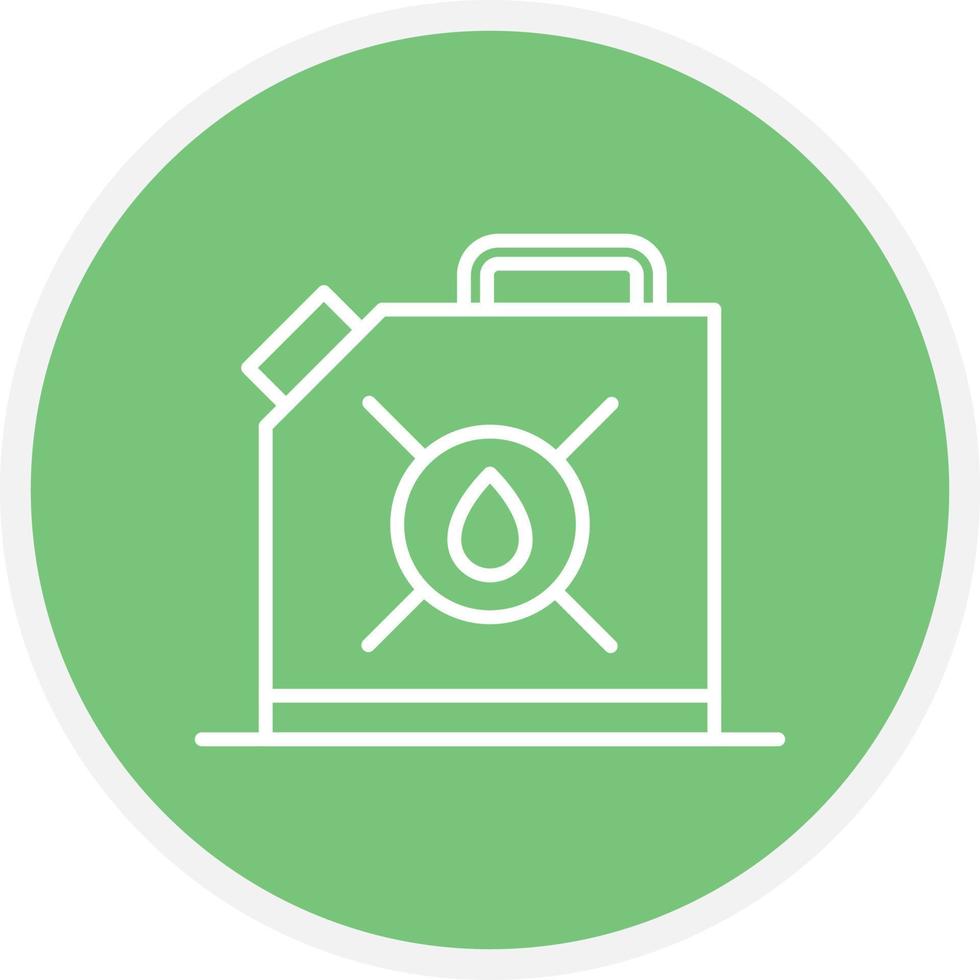 Biofuel Line Circle vector