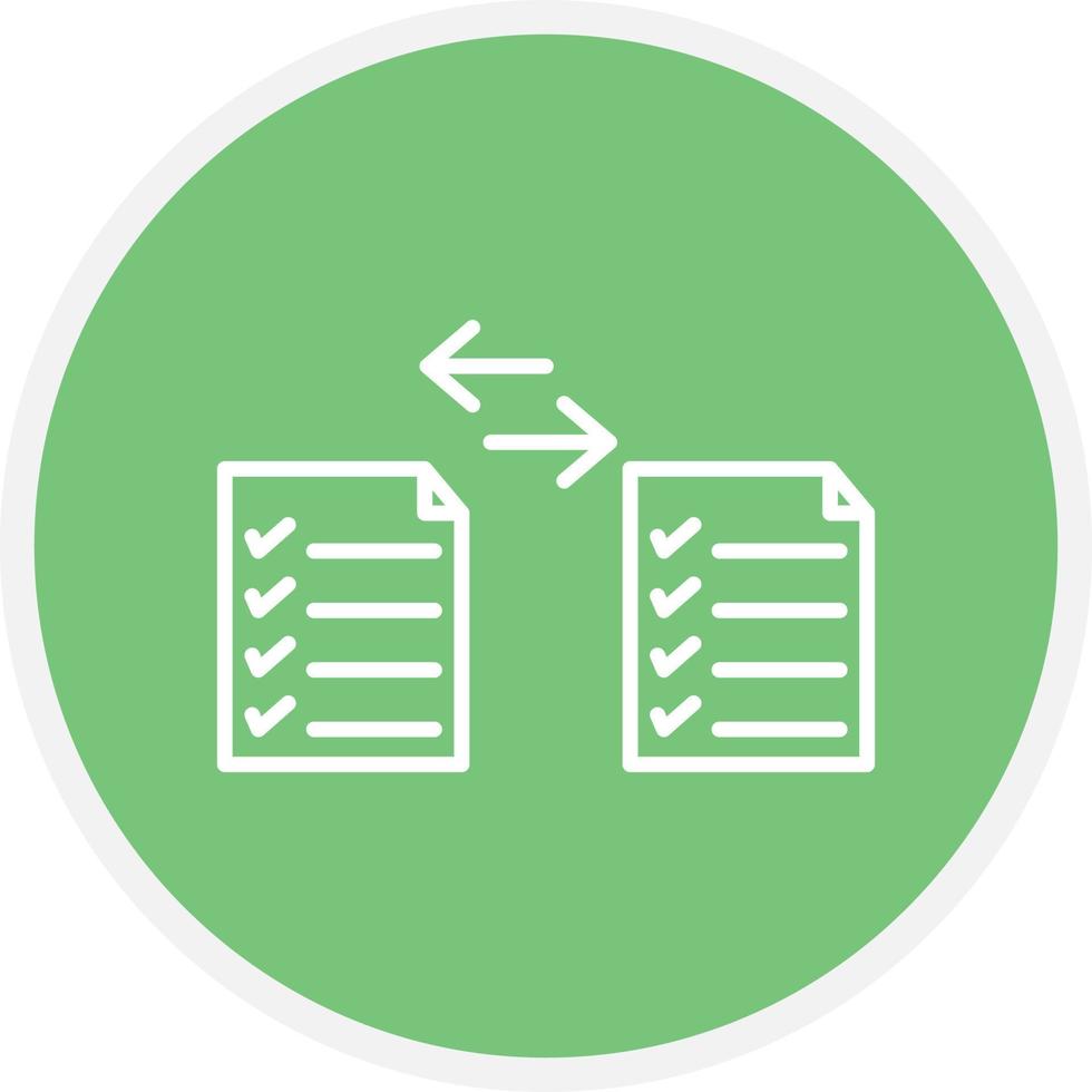 File Transfer Line Circle vector