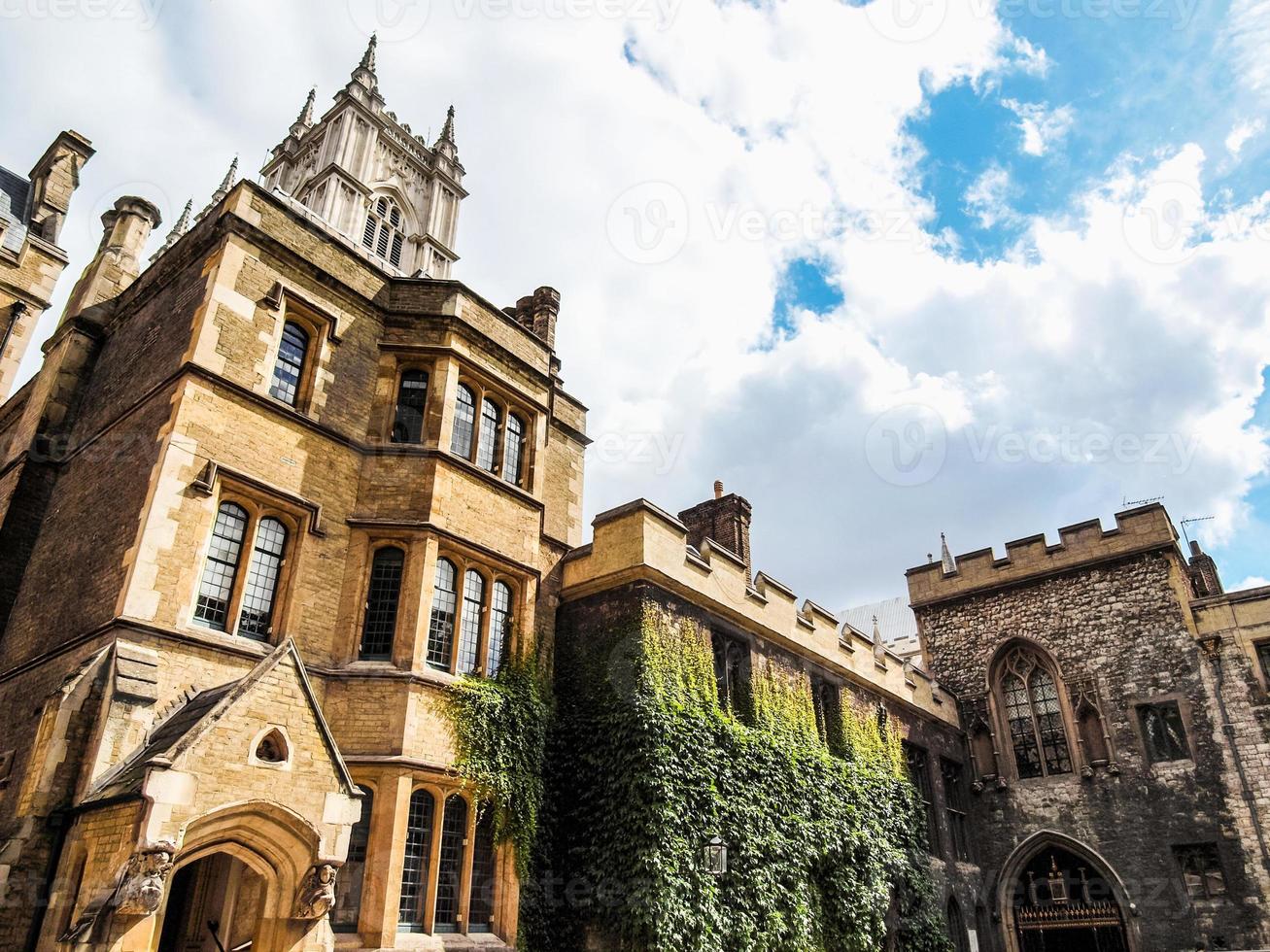 HDR Westminster Abbey church in London photo