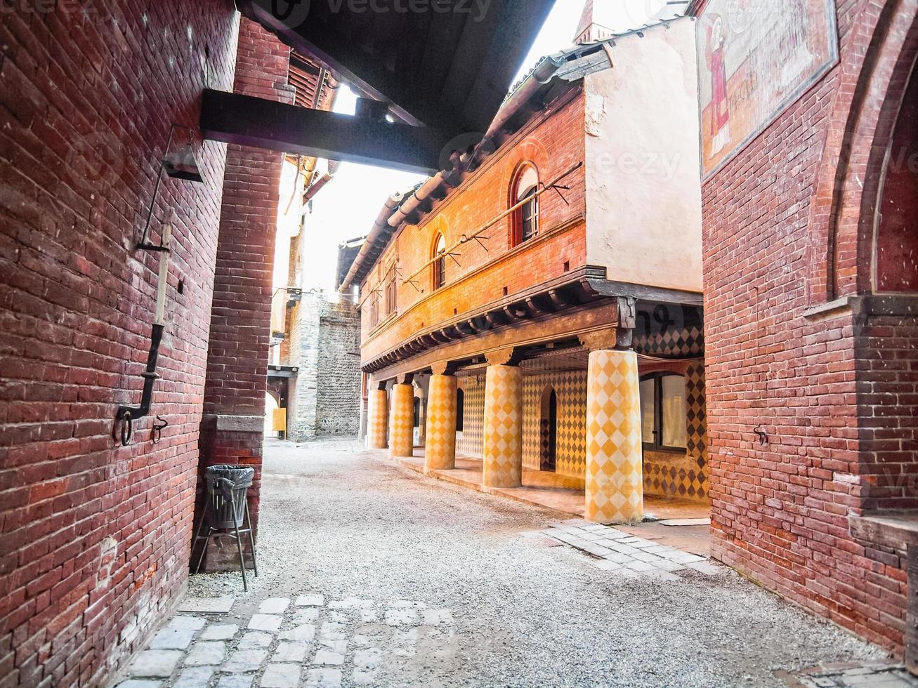 HDR Medieval Castle, Turin photo