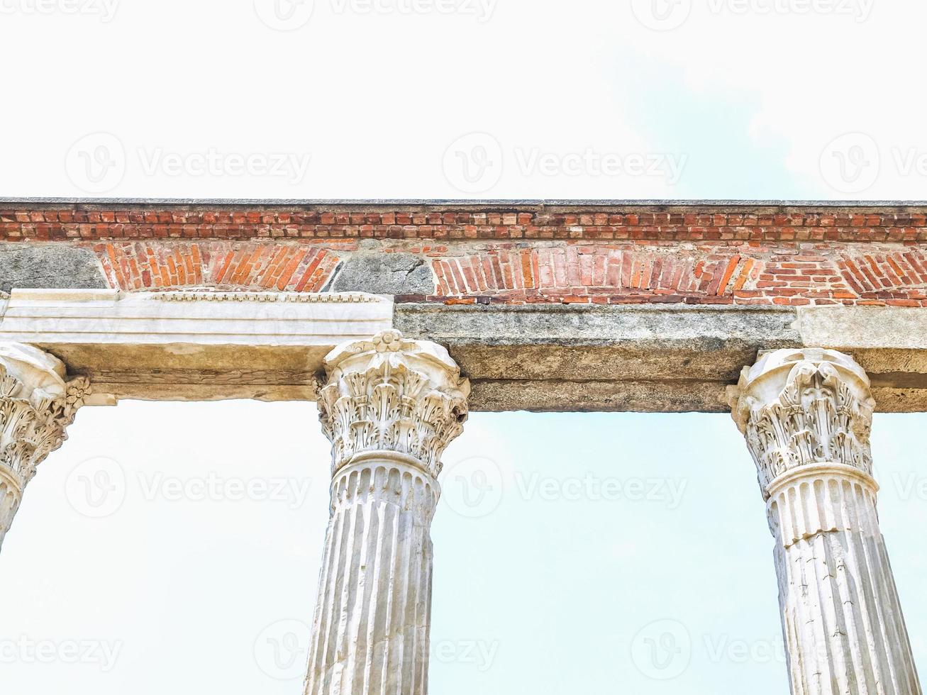 hdr colonne di san lorenzo, milán foto