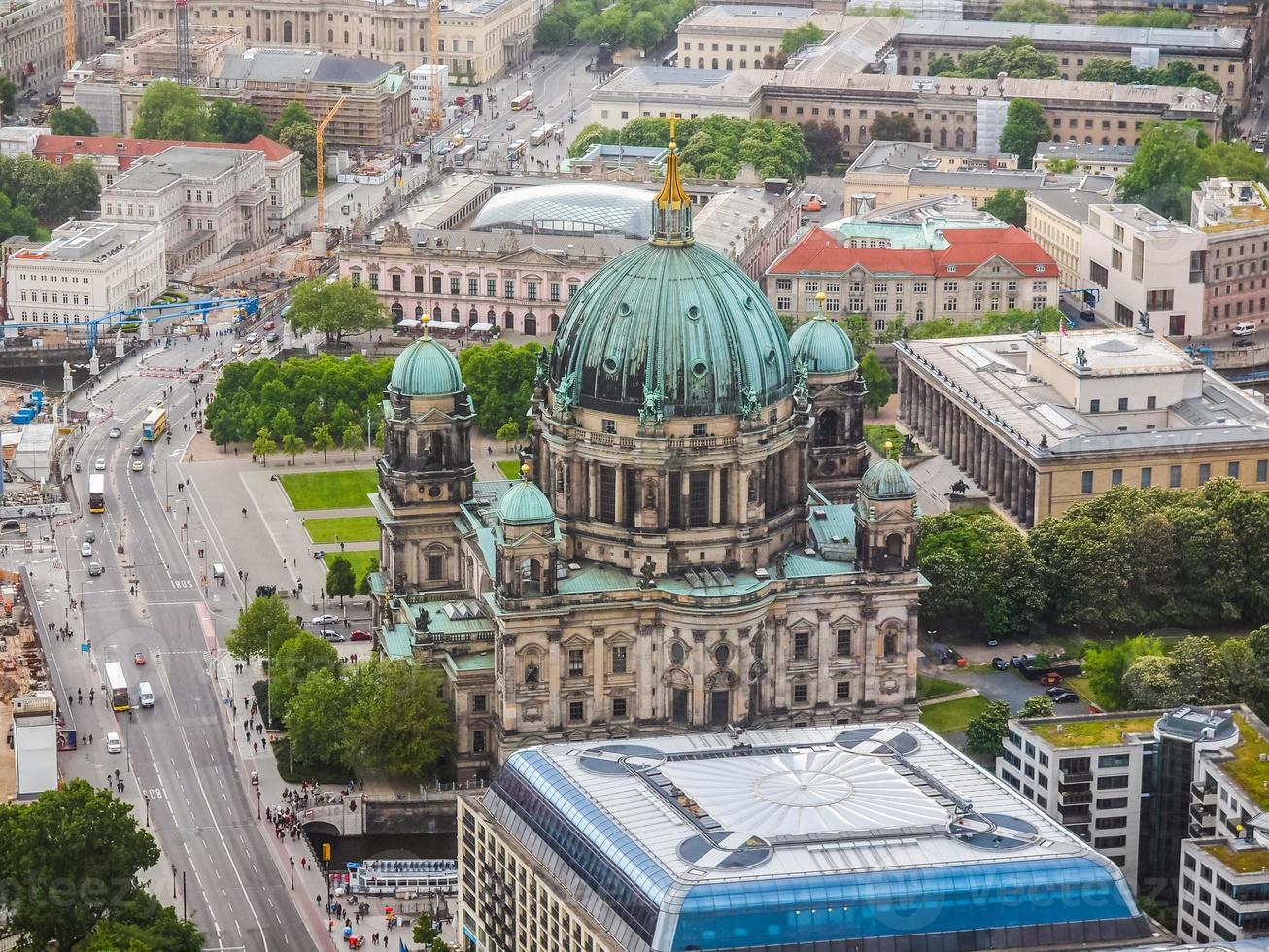 HDR Berlin aerial view photo