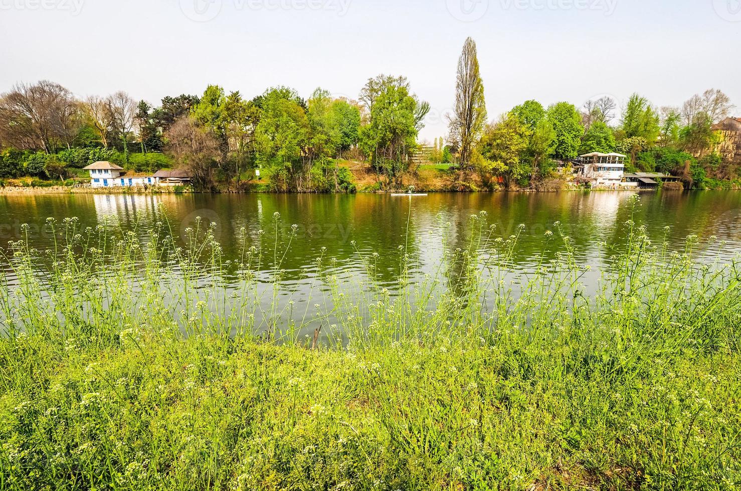 HDR River Po in Turin photo