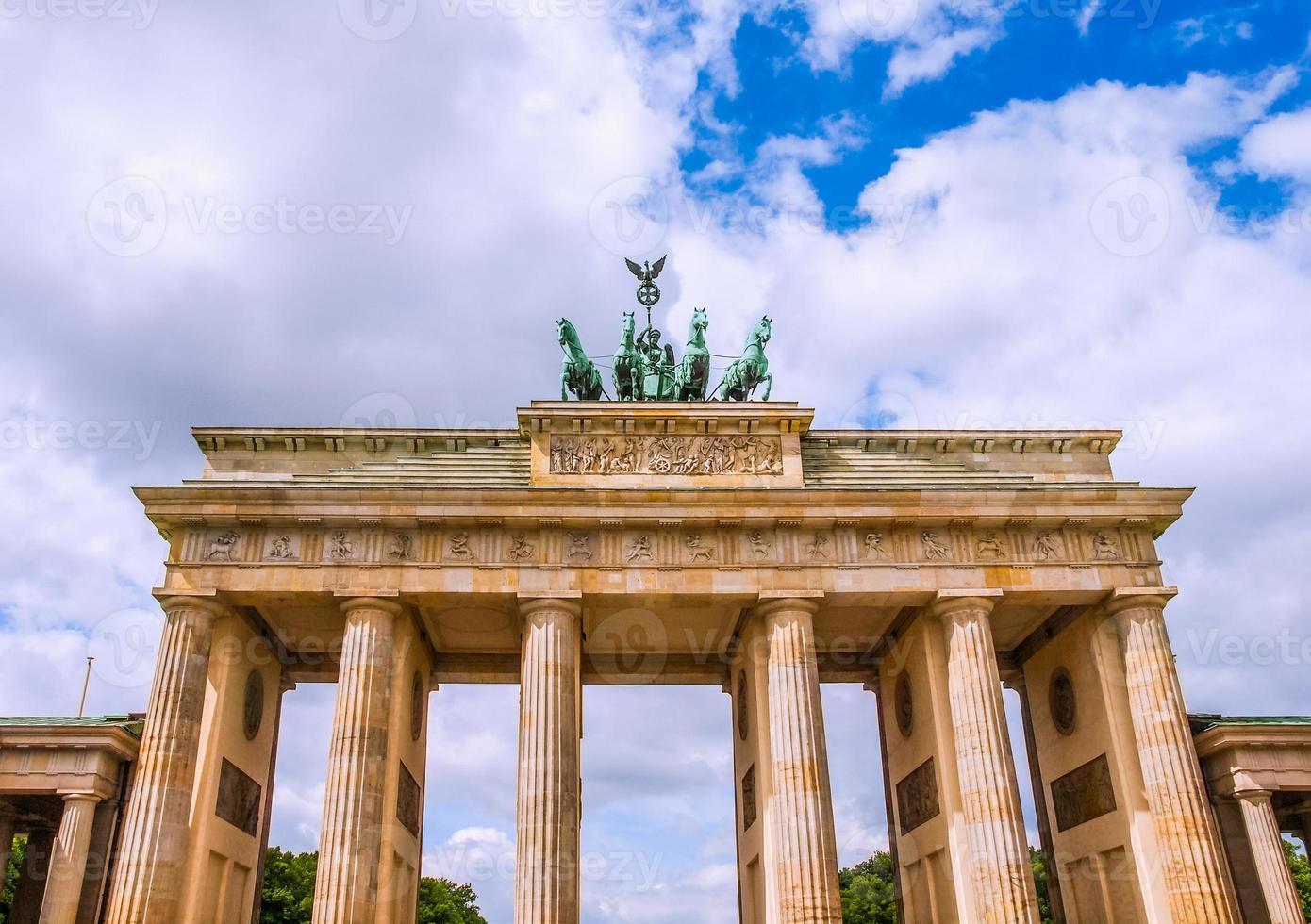 hdr brandenburger tor berlín foto