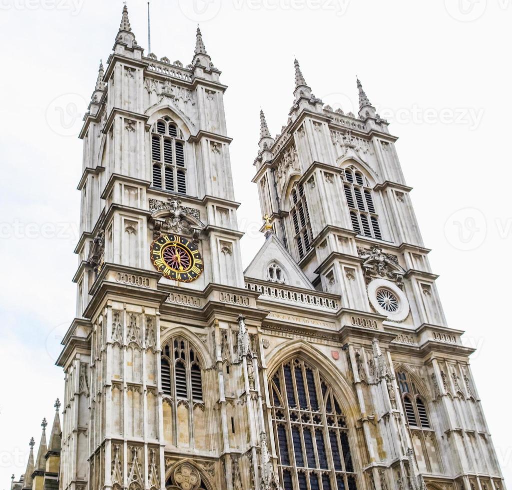 HDR Westminster Abbey church in London photo