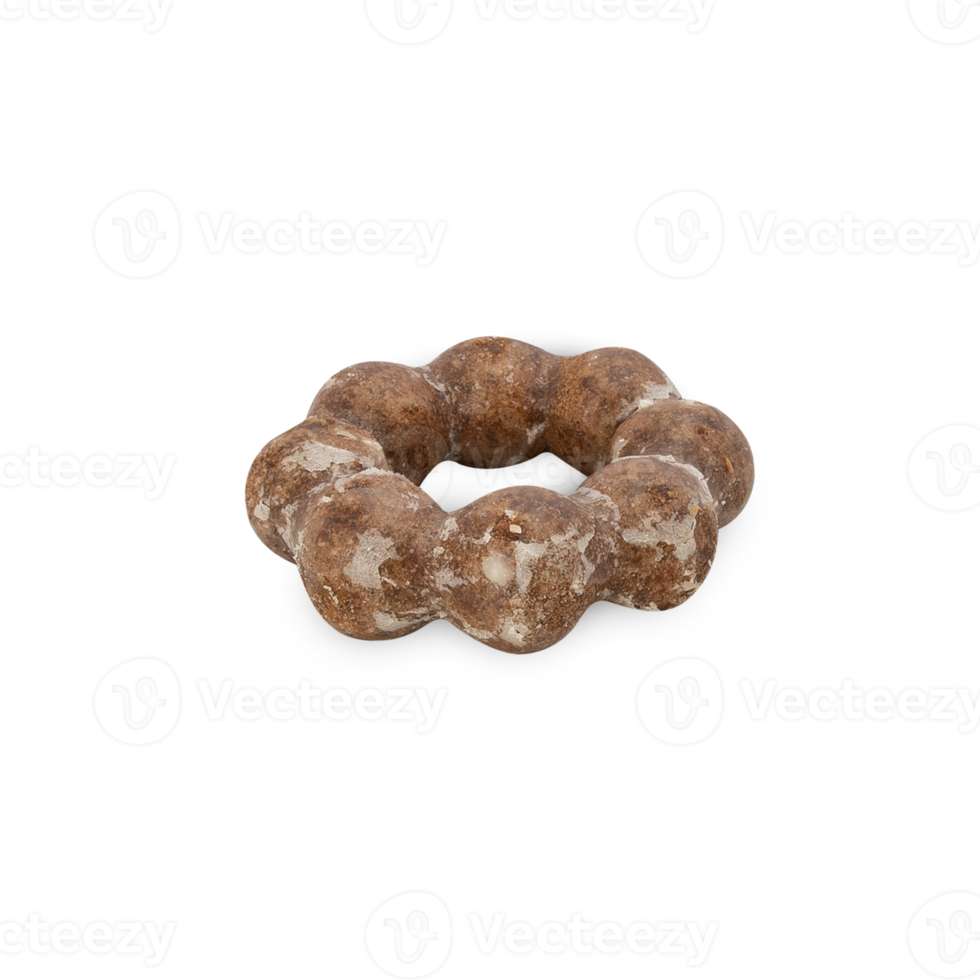 Glazed donut cutout, Png file