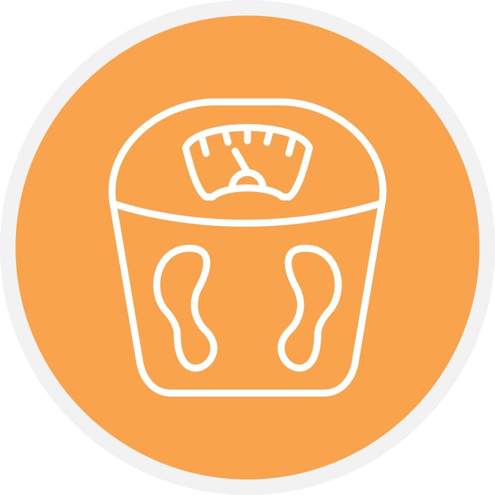 Weight Scale Line Circle vector