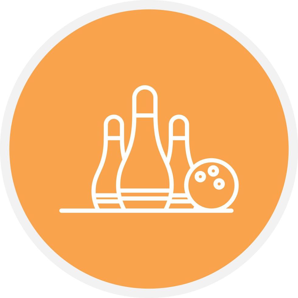 Bowling Line Circle 9847036 Vector Art at Vecteezy