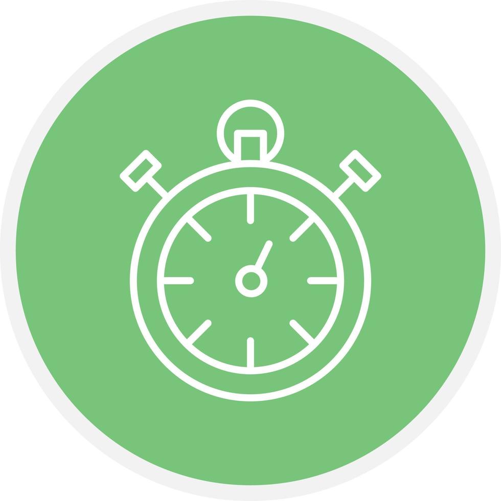 Chronometer Line Circle vector