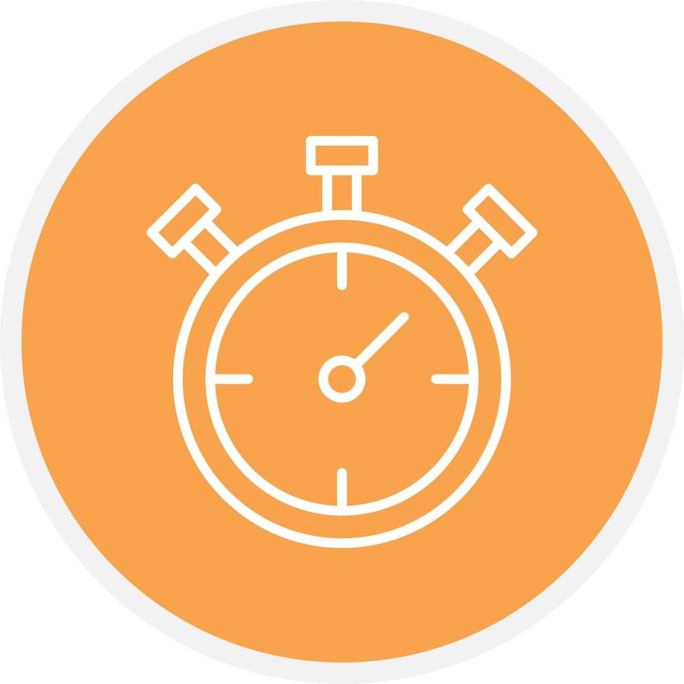 Chronometer Line Circle vector