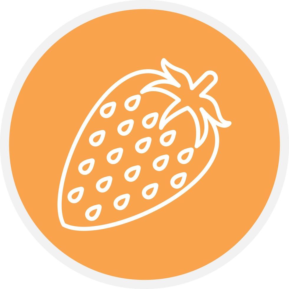 Strawberry Line Circle vector