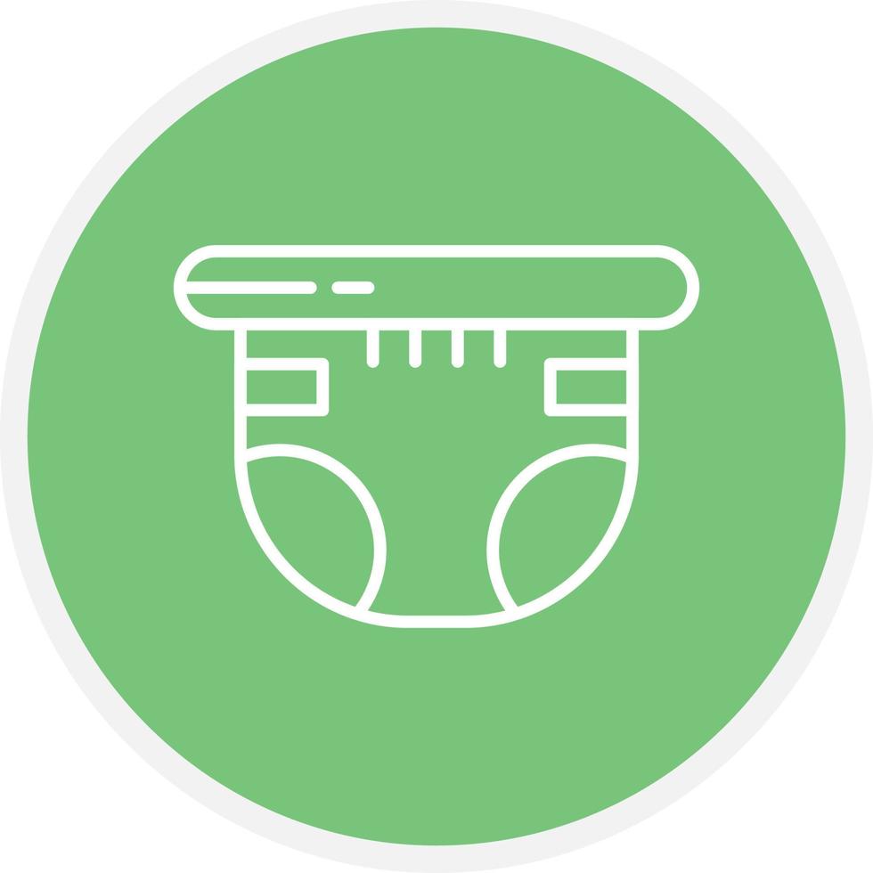 Diaper Line Circle vector