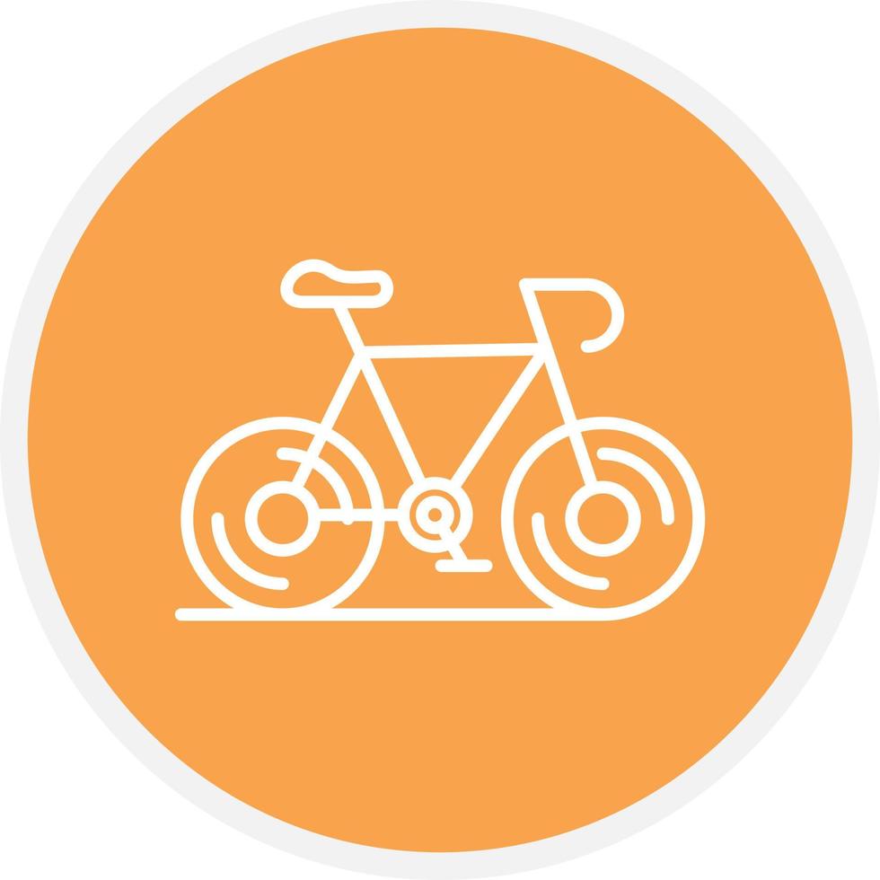 Bicycle Line Circle vector