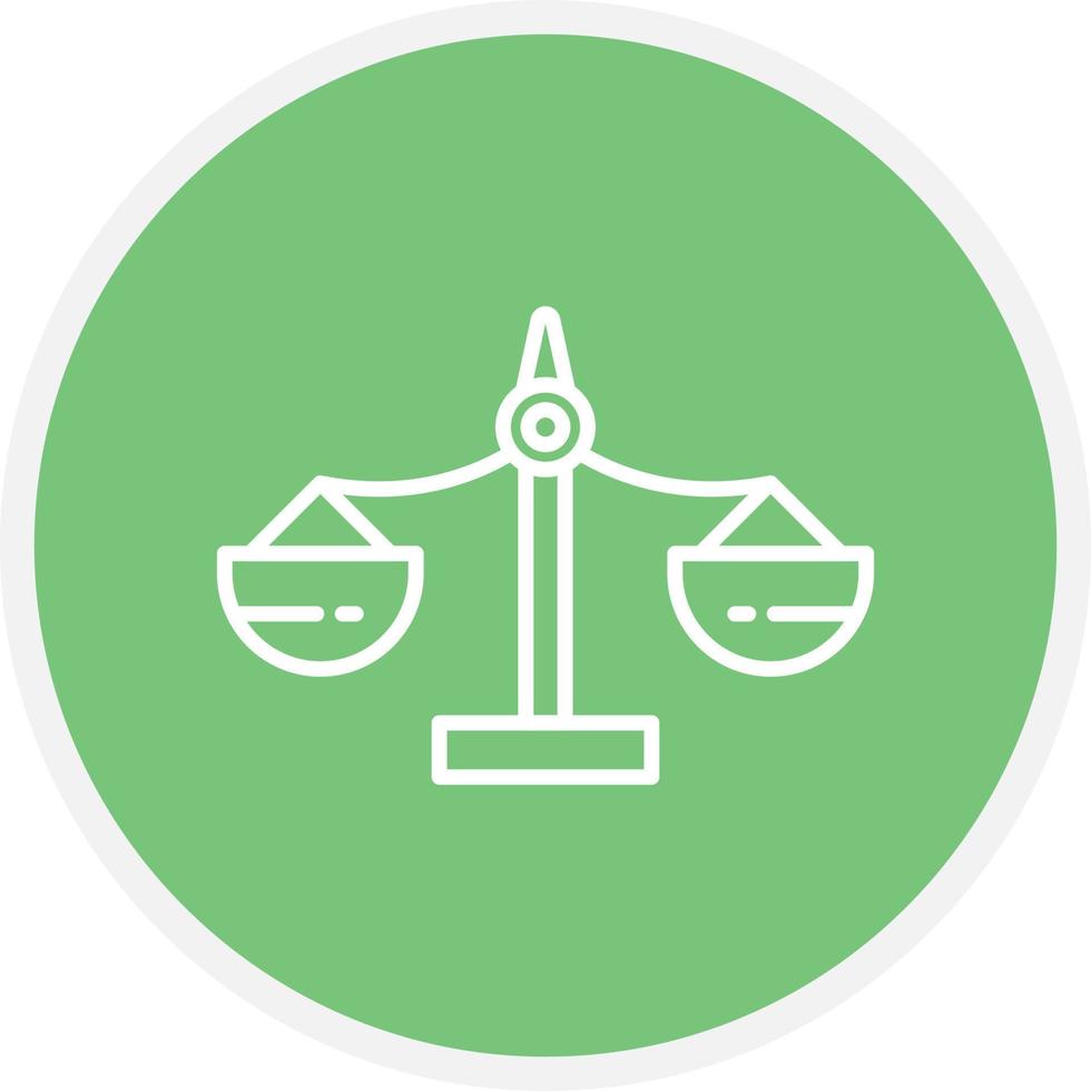 Balance Line Circle vector