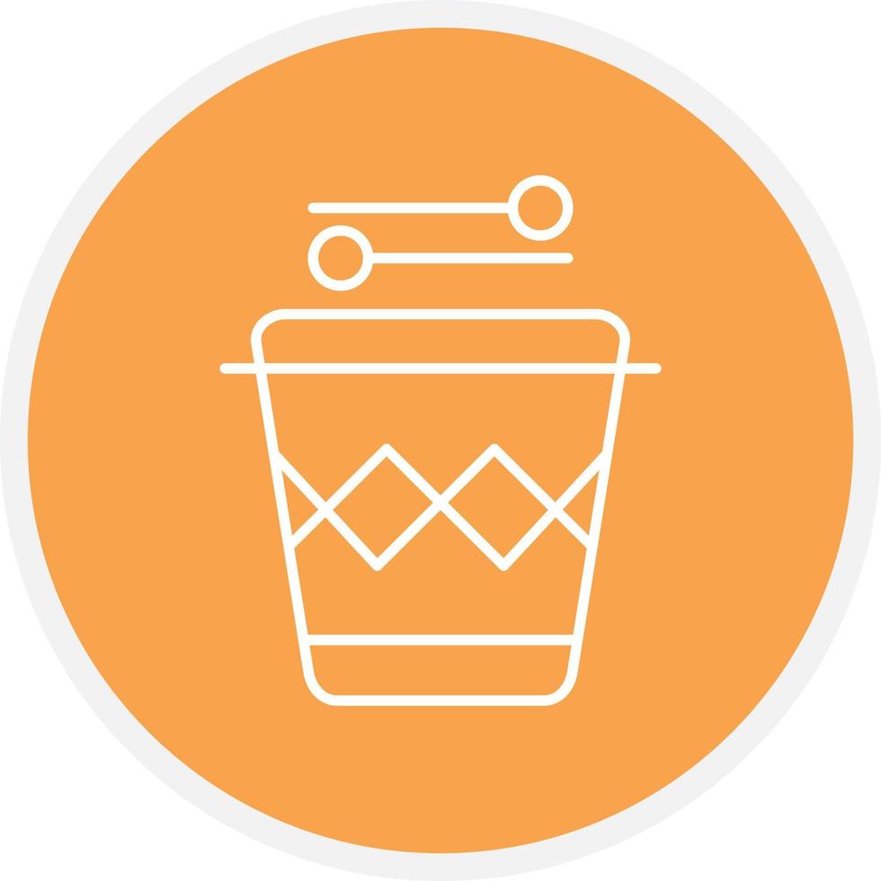 Drum Line Circle vector
