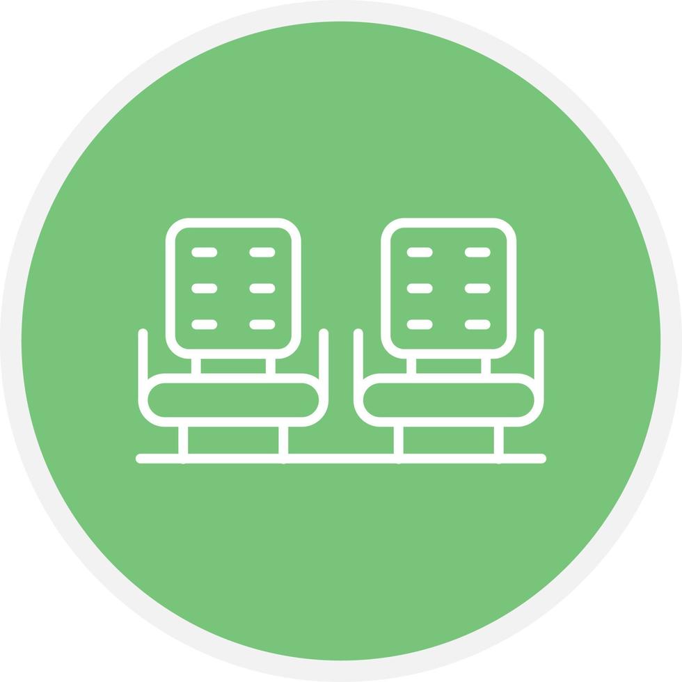 Seats Line Circle vector