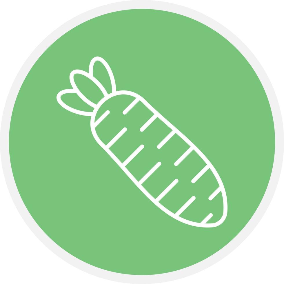 Carrot Line Circle vector