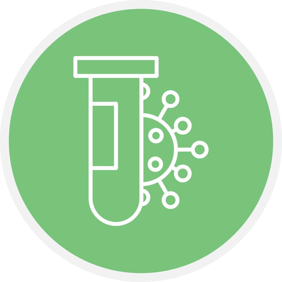 Test Tube Line Circle vector
