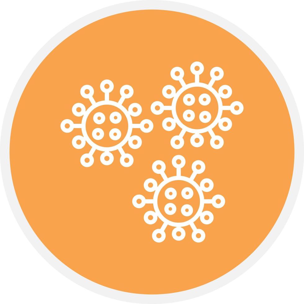 Disease Line Circle vector