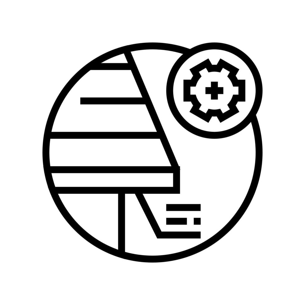 soffit roof line icon vector illustration