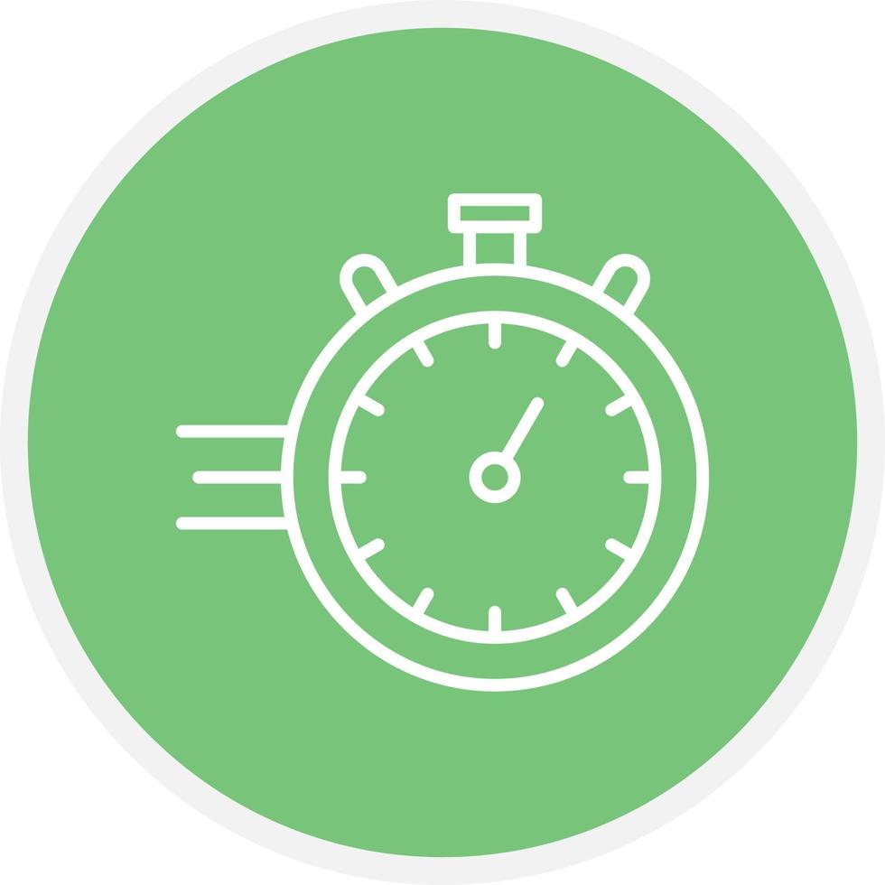 Chronometer Line Circle vector