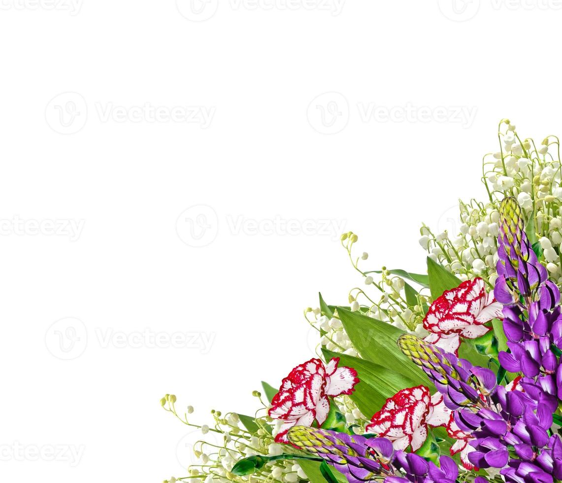 Bouquet of flowers carnation. photo
